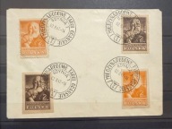 Polska koperta ze znaczkami 1947r.