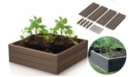 Rabata ogrodowa kwadratowa Prosperplast beżowa tworzywo sztuczne 75 cm