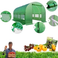 TUNEL OGRODOWY FOLIA NAMIOT FOLIOWY NA ROSLINY SZKLARNIA WARZYWA + GRATIS