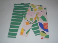 * NEXT * 2PAK LEGGINSÓW BAWEŁNIANYCH 86cm