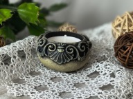 Świecznik na podgrzewacze - handmade