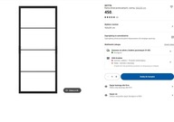 IKEA SKYTTA Rama drzwi przesuwnych, czarny, 102x231 cm