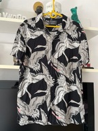 F KOSZULA HAWAJSKA PRIMARK DUŻE PTAKI WISKOZA S
