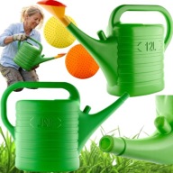 Konewka Duża Ogrodowa 12L z Sitkiem do Podlewania – Plastikowa, Zielona