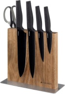 UCHWYT STOJAK NA NOŻE DWUSTRONNY MAGNETYCZNY BLOK DREWNIANY BAMBUS 25X23CM