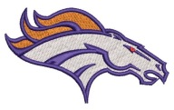 Termo Naszywka Denver Broncos NFL Hokej Haft Haftowana Naprasowanka