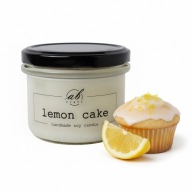 Naturalna Świeca Sojowa - Lemon Cake | Ręcznie Robiona | 155 g