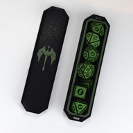 Zestaw 7 Kości Kostek RPG/DND + Etui Ochronne i licznik HP GRATIS!