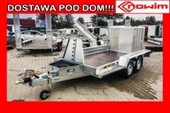 Przyczepa do transportu minikoparki rezerwacja budowlana laweta pod koparkę