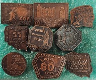 9XODZNAKA - TURYSTYKA Z WIELKOPOLSKI - KOMPLET 9 SZTUK