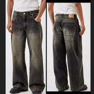 BDG Urban Outfitters W32L34 Skate Y2K baggy szare w31l34 loose big boy m/l