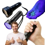 HIT LATARKA UV POWAIR 51LED DETEKTOR UV, BURSZTYN, KLIMA, KONTRAST, MOCZ