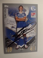 Karta topps match attax autograf Bundesliga Schalke Leo Greiml