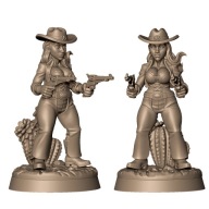 Wild West Western Cowgirl Komwobojka Druk 3D NSFW