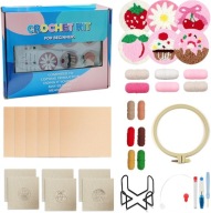 ZESTAW DO HAFTOWANIA DLA DZIECI NICI IGŁY WZORY DLA POCZĄTKUJĄCYCH