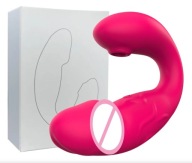 2 w 1 Wibrator Łechtaczki Ssanie Sex Masażer punktu G sterowanie aplikacją