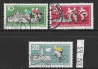 Znaczki Pocztowe Niemcy DDR Kasowane 886-88.. 1962 r