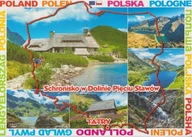 TATRY - DOLINA PIĘCIU STAWÓW - SCHRONISKO PTTK - MAPKA