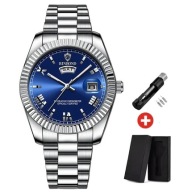 Zegarek męski kwarcowy elegancki ze stali nierdzewnej Premium