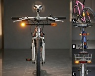 Kierunkowskazy rowerowe Led 4 szt. Zestaw modułowy. Produkt Polski