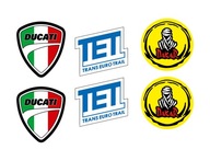 DUCATI, TET, DAKAR _ NAKLEJKI