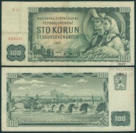 BNA - CZECHOSŁOWACJA 100 Koron 1961 R17 # P91b # RZADKI # VF-