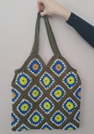 Torba ręcznie robiona na szydełku