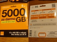 Starter z sieci ORANGE numer 513-199-493 5G LTE