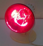 Medyczna lampa grzewcza TYP KSL J5 niebiesko biała DDR PRL