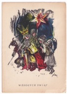 M. J Szancer Kolędnicy diabeł anioł gwiazda 1960r Lublin do Wola Grzybowska