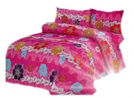 pościel z satyny bawełnianej 200x220 + 2x70x80 zamek S 611