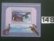 Ptaki i króliki , Guine-Bissau MNH
