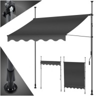 Markiza balkonowa tarasowa bez wiercenia 180 x 250 cm tkanina k32