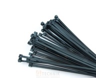 Opaska kablowa 280x3,6mm czarna - 100 sztuk