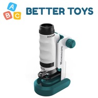 MIKROSKOP DLA DZIECI 120x Z PREPARATAMI ZESTAW EDUKACYJNY PREZENT SZKOLNY
