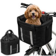 KOSZ NA ROWER 2w1 TORBA NA KIEROWNICĘ WODOODPORNA Z UCHWYTEM NA ZAKUPY