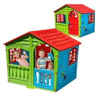 DOMEK OGRODOWY DLA DZIECI PLASTIKOWY DUŻY DOMOWY PLAC ZABAW DLA DZIECI XXL