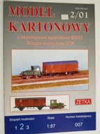 Zetka 007 Lokomotywa spalinowa SM02 i wagon kryty typu 23K 1:87