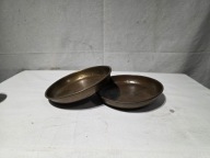 Szalki mosiężne do wagi szalkowej 5kg 19,5cm Juliusz Sperling 1936r.