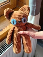 Maskotka Pluszowa Kocur Handmade - Amigurumi Na Szydełku