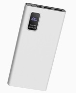 Powerbank 20000 mAh biały 66W szybkie ładowanie USB-C LED