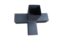 Łącznik X do kantówek belek altan pergoli wiaty 12x12 cm 120x120 mm