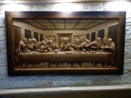 Ostatnia Wieczerza- Drewno-Plaskorzezba