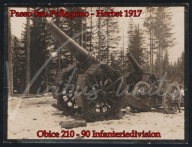 928A ARTYLERIA DZIAŁO ARMATA HAUBICA 21 SAN PELEGRINO 1917 KUK AUSTRO-WĘGRY