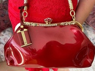 ELEGANCKA TOREBKA NA BIGIEL ZE ZDOBIENIAMI ZDOBIENIEM DIAMENT VINTAGE