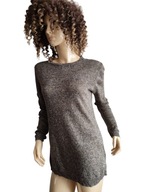 COS DŁUŻSZY lniany SWETER S