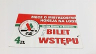 bilet hokej ZAGŁĘBIE Sosnowiec v.1