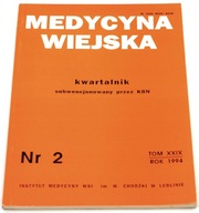 Medycyna wiejska - kwartalnik - Nr 2 Tom XXIX Rok 1994