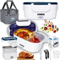 ELEKTRYCZNY PODGRZEWACZ LUNCH BOX POJEMNIK OBIADOWY SAMOCHODOWY Noveen