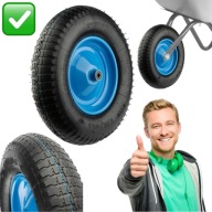 KOŁO DO TACZKI NIEBIESKIE 4.00-8 6PR Z DĘTKĄ | BEGRIS